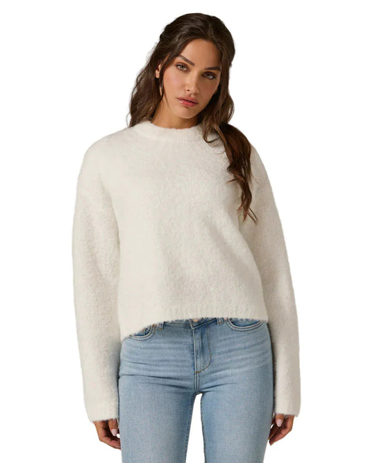 7 Diamonds Women’s Emma Crewneck Sweater Ivory