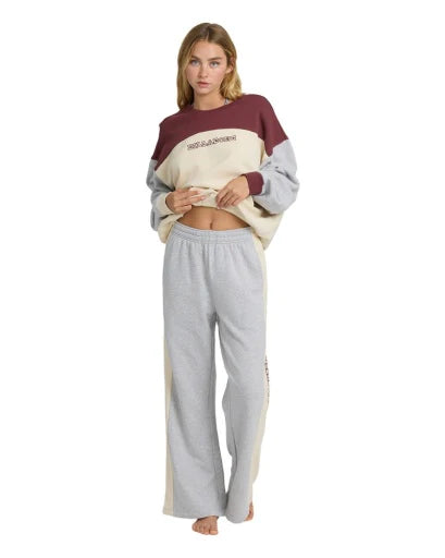 Billabong Women's Get It Fleece Pant Hth Grey