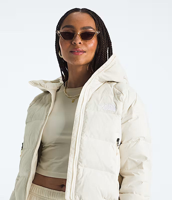 The North Face 152 The North Face Women's Hydrenalite™ Down Hoodie White Dune