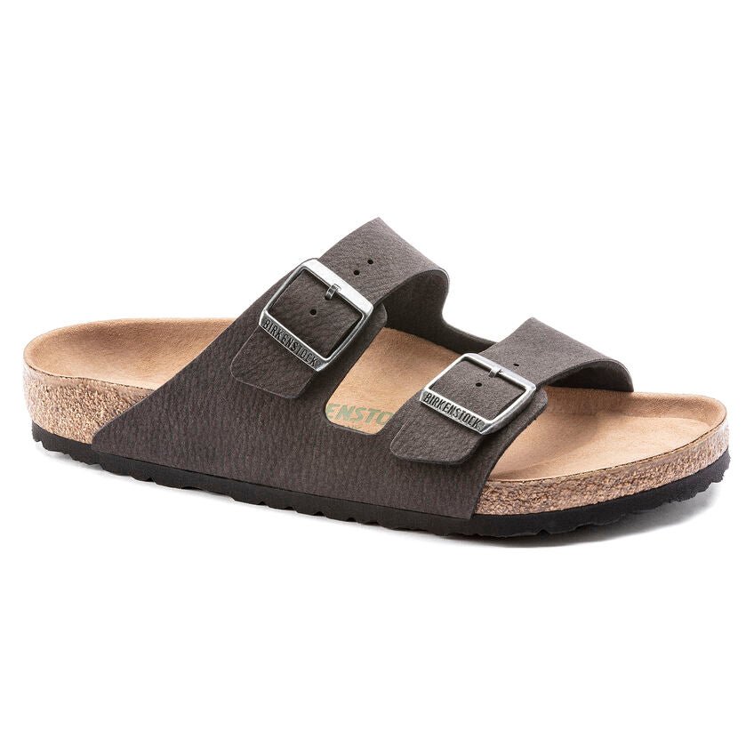 Birkenstock Men's Arizona Sandal Vegan Desert Dust Black - Brekken's