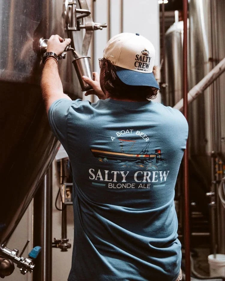 Salty Crew Men’s Salty Brew Ss Tee Slate - Brekken's