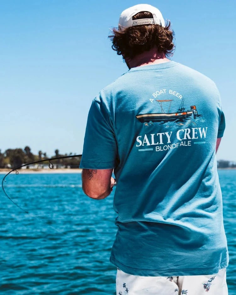 Salty Crew Men’s Salty Brew Ss Tee Slate - Brekken's