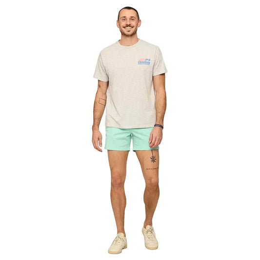 Chubbies 505 Chubbies Men's The Ol' College Try Tee- Gray Light/Pastel Grey - Heather