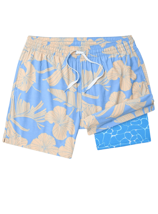 Chubbies 702 Chubbies The Gold Coasts 5.5" (Classic Lined Swim Trunk) Medium Blue