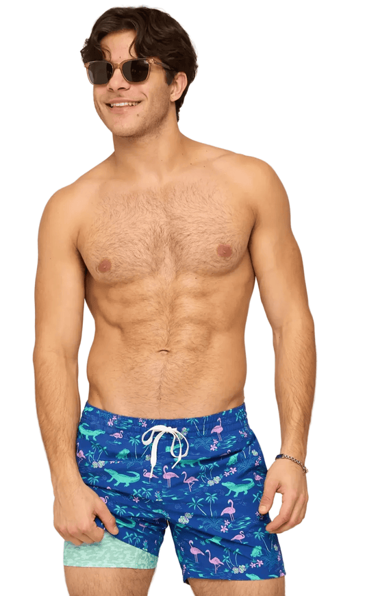 Chubbies 702 Men's Chubbies The Swamp & Circumstances 5.5" Bright Blue