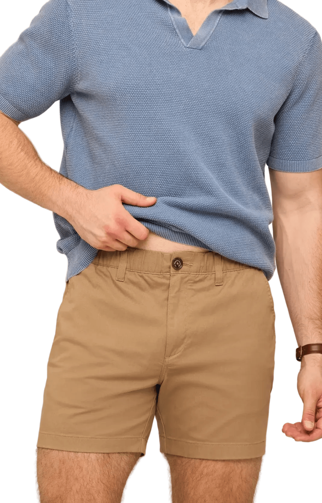 Chubbies 704 Men's Chubbies The Cinnamon Dusts 7" Medium Brown - Solid