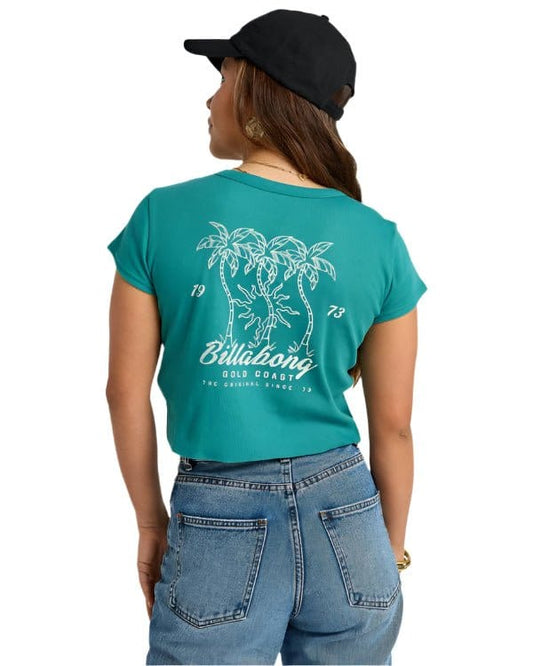 Billabong Women's In The Sun S/S Tee Evergreen - Brekken's
