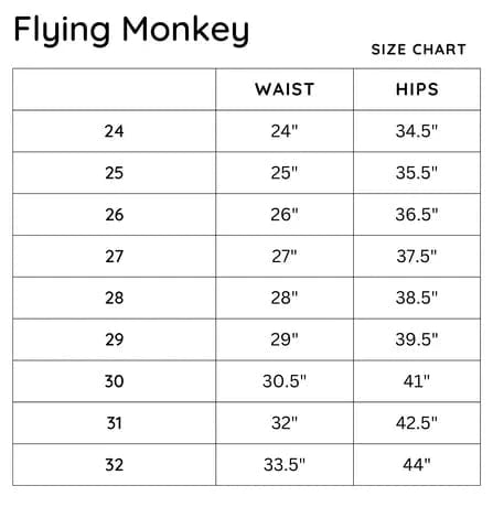 Flying Monkey 188 Flying Monkey Mid Rise Ankle Slim Straight Wax Plant
