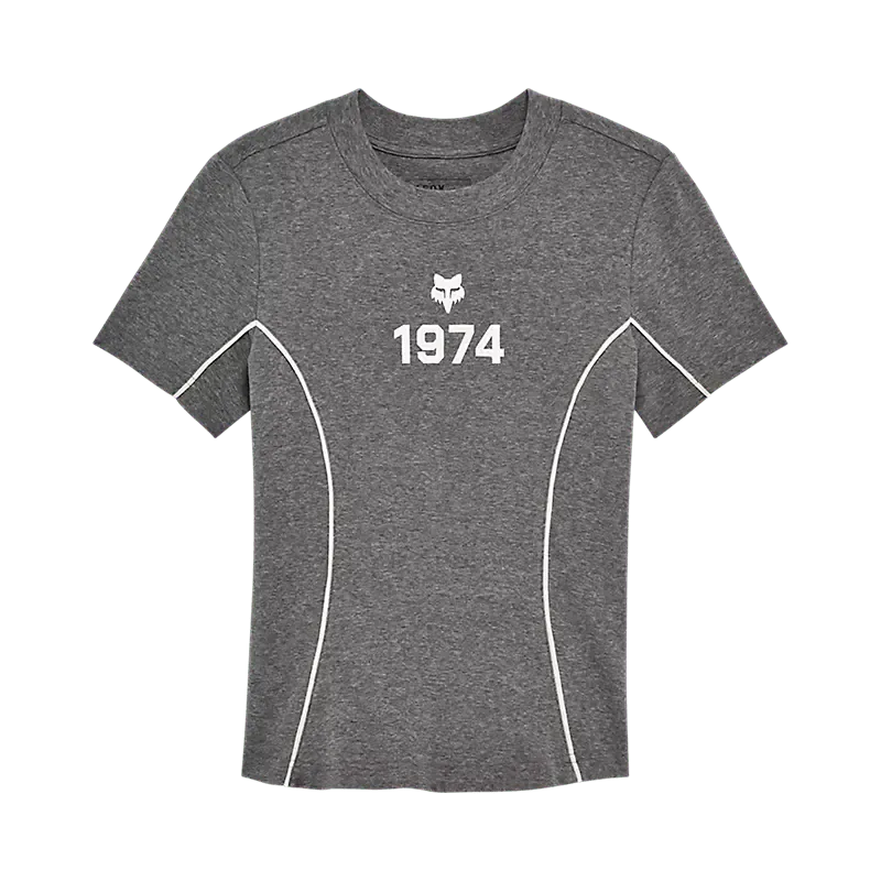 Fox 181 Fox Women's Moto-X Fitted Tee Heather Graphite