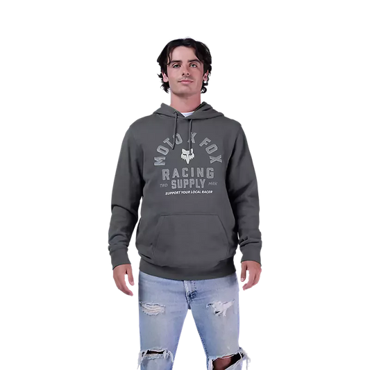 Fox 504 Fox Men's Local Racer Fleece Pull Over Dark Shadow