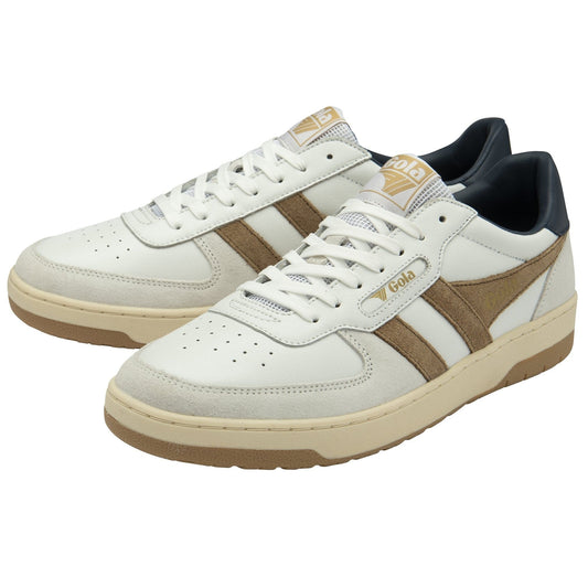 Gola Men's Hawk Sneakers White Tobacco Navy - Brekken's