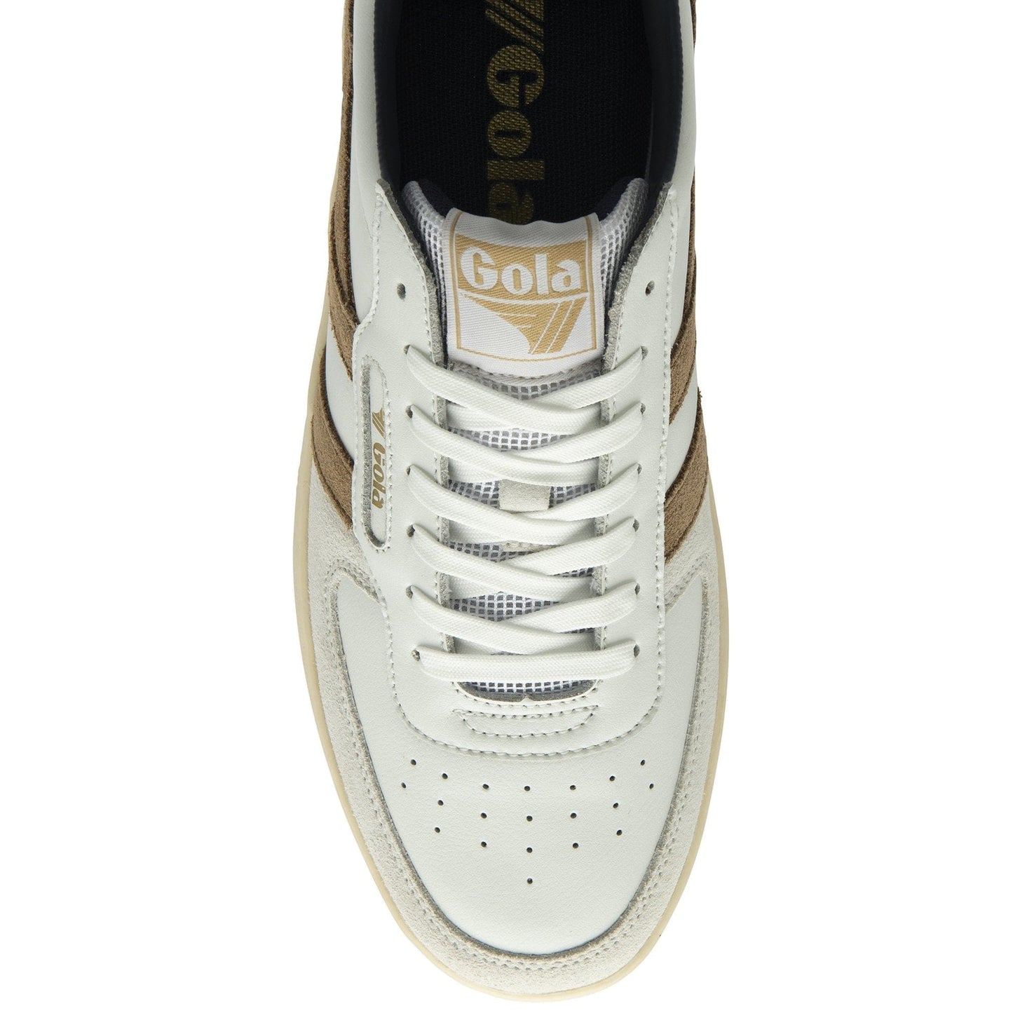 Gola Men's Hawk Sneakers White Tobacco Navy - Brekken's