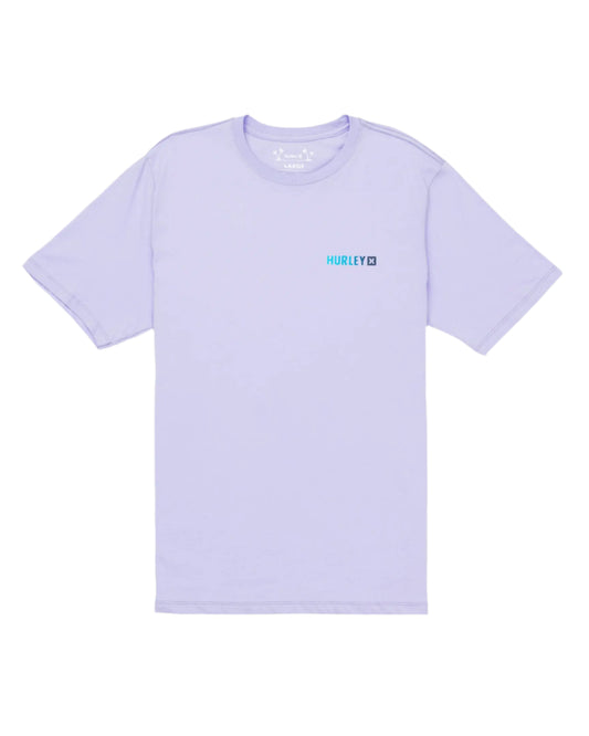 Hurley Men's Circle Gradient SS Lavendar Mist - Brekken's