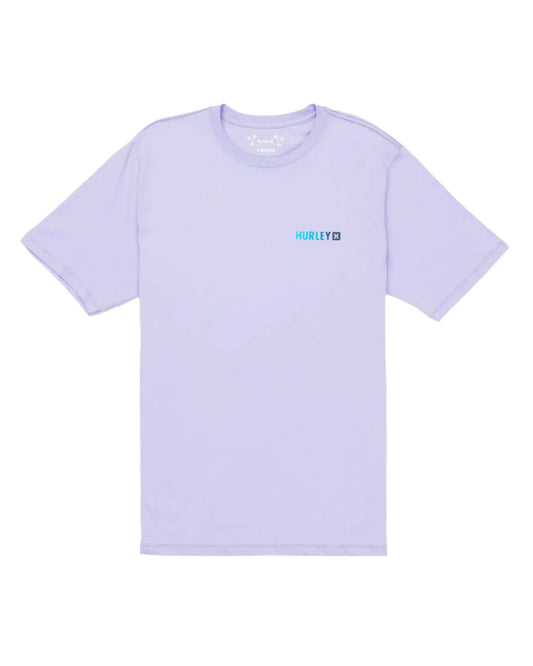 Hurley Men's Circle Gradient SS Lavendar Mist - Brekken's