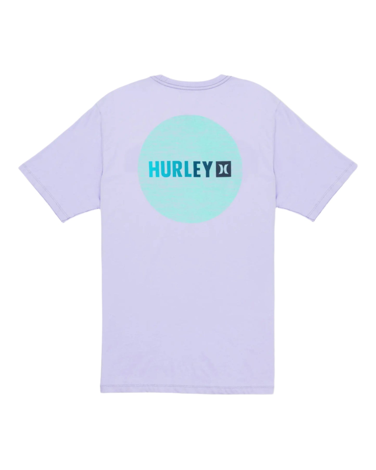 Hurley Men's Circle Gradient SS Lavendar Mist