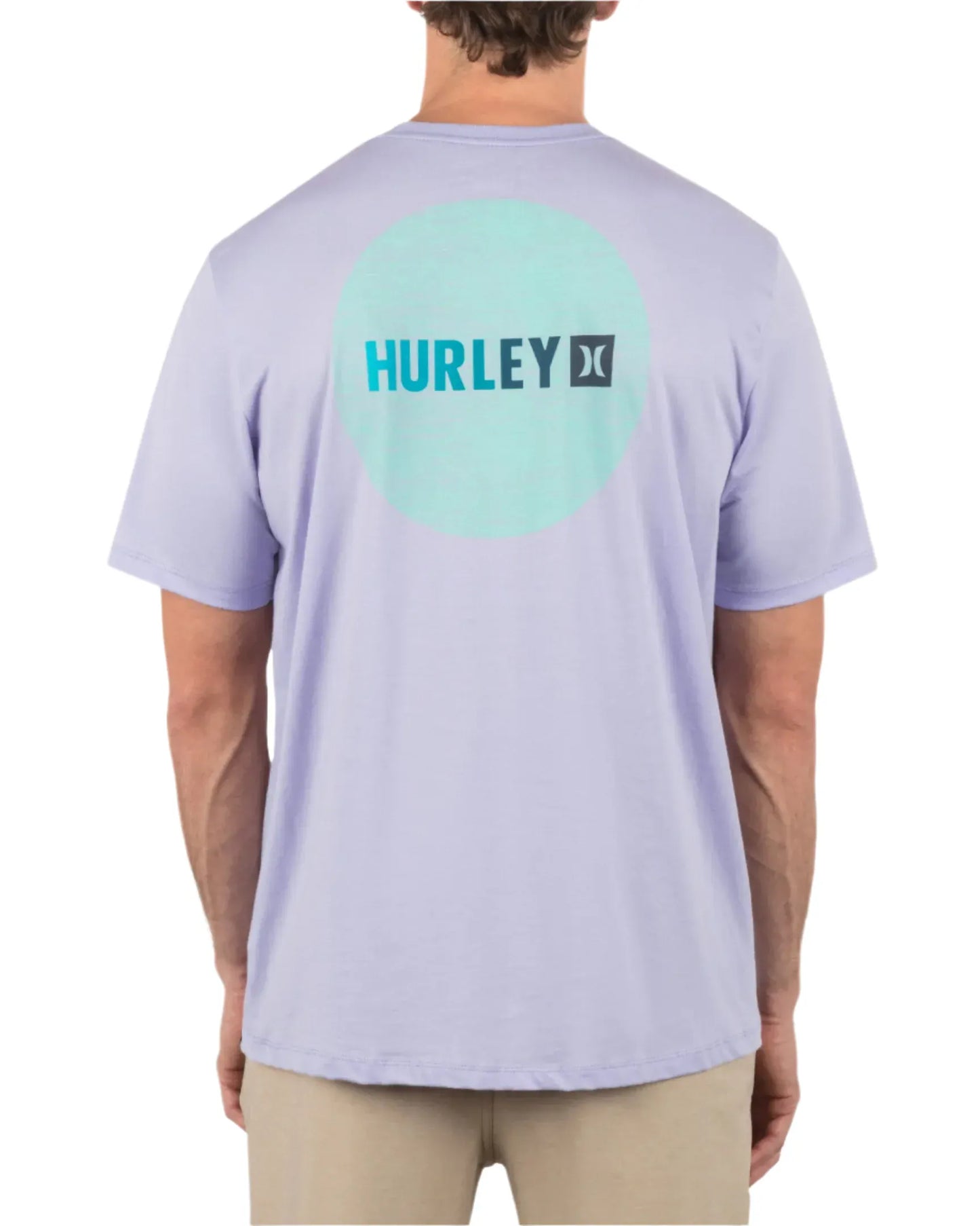 Hurley Men's Circle Gradient SS Lavendar Mist - Brekken's