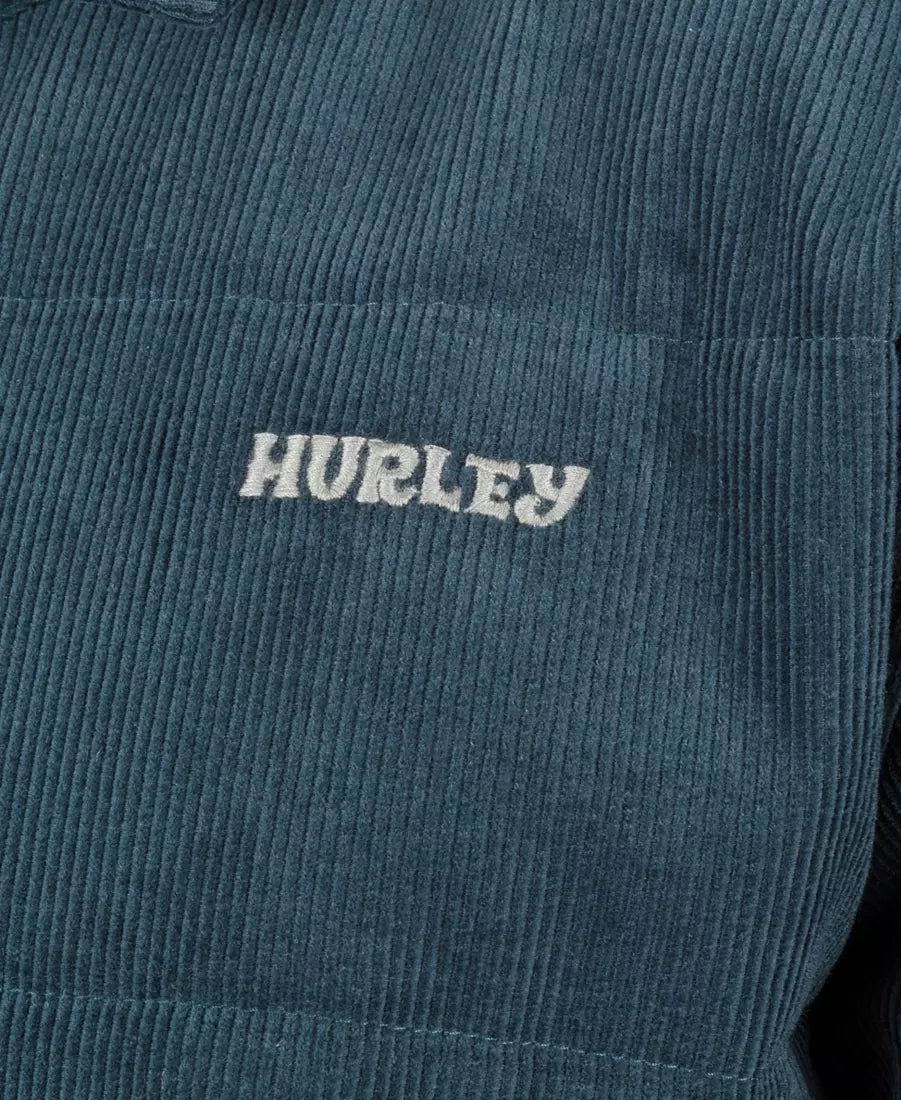 Hurley 800 Hurley Men’s Waletale Cord Jacket Armored Navy