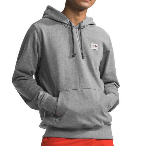 The North Face Men's Heritage Patch Pullover Hoodie TNF Medium Grey Heather/Heritage Patch - Brekken's