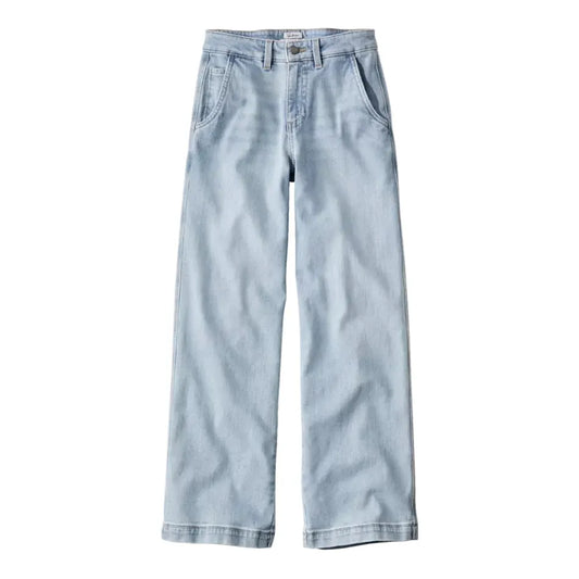 L.L. Bean Women’s Apparel > Denim L.L. Bean Women's 207 Vintage High-Rise Wide Leg Jean Regular Light Indigo