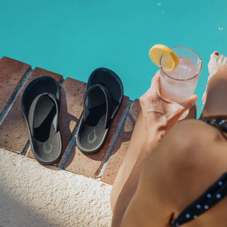 OluKai Women's Footwear > Sandals OluKai Women's Ohana Lahi Sandal Black Black