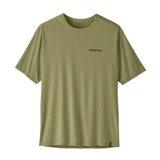 Patagonia Patagonia M's Cap Cool Daily Shirt - Boardshort Logo Gumtree Green - Light Gumtree Green X-Dye