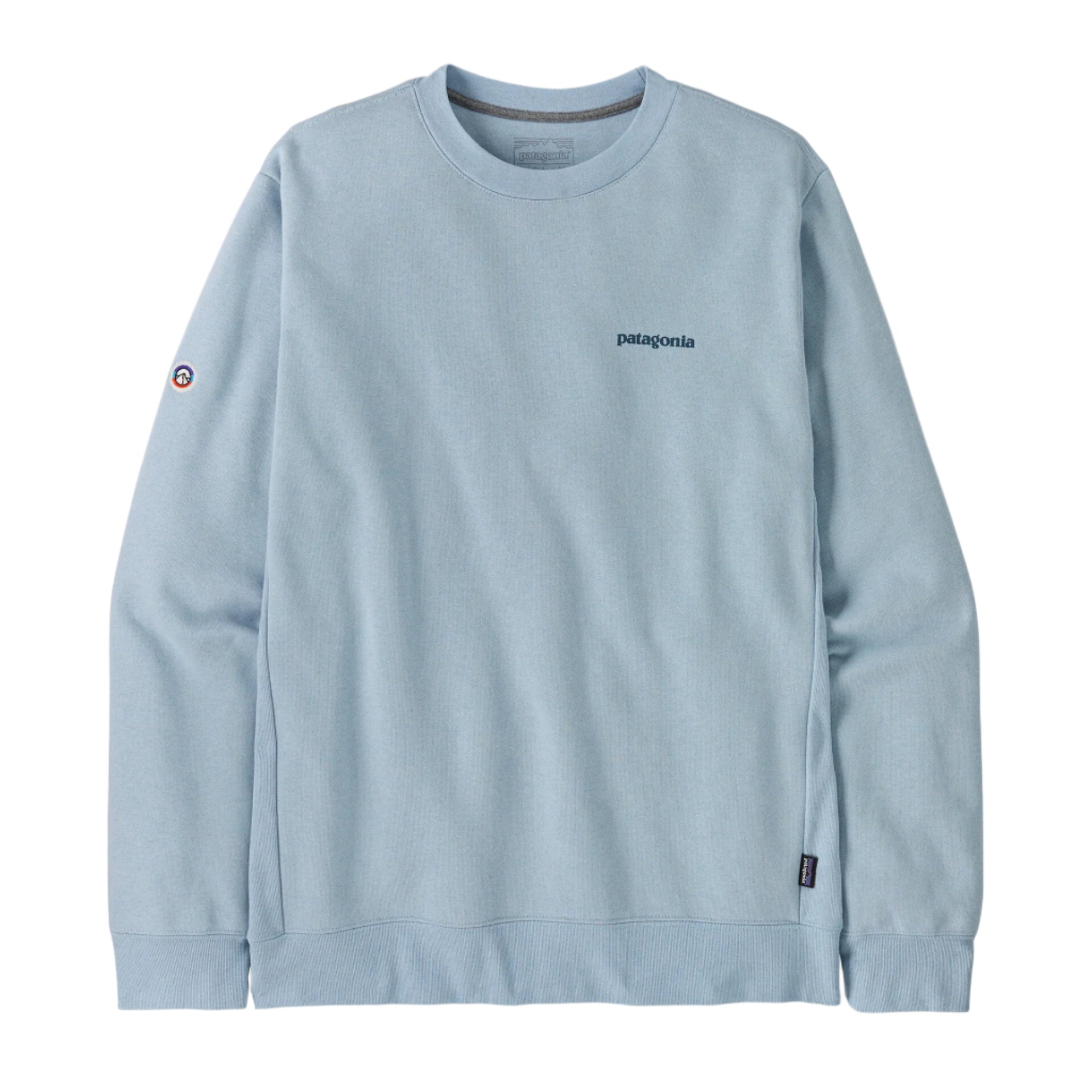 Patagonia Men's Fitz Roy Icon Uprisal Crew Sweatshirt Fleck Blue - Brekken's