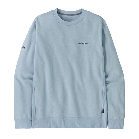 Patagonia Men's Fitz Roy Icon Uprisal Crew Sweatshirt Fleck Blue - Brekken's