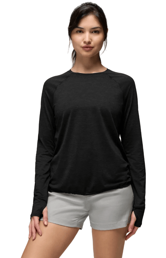 Prana 181 prAna Women's Eileen Cinch Long Sleeve Top Black
