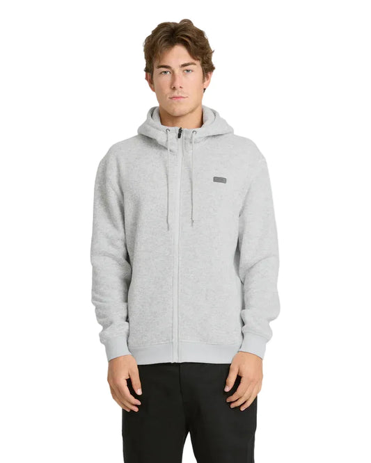 Quiksilver Men’s Apparel > Sweatshirts & Hoodies Quiksilver Men's Keller Zip Hoodie Light Gray Heather
