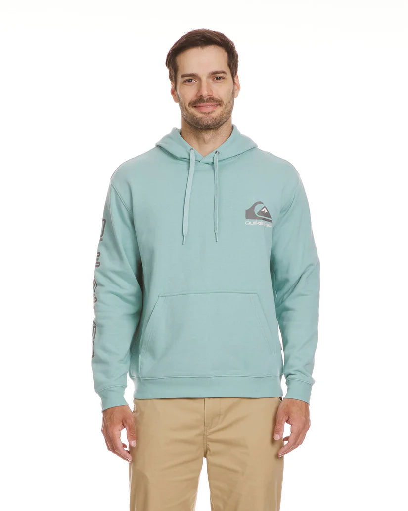 Quiksilver Men's Omni Logo Hoodie Jade Grey