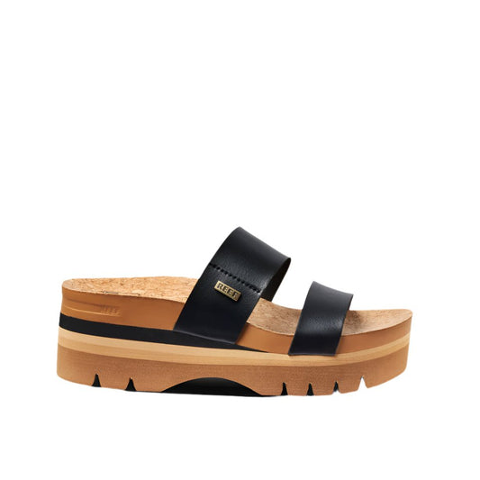 Reef Women's Cushion Vista Higher Sandal Black - Brekken's