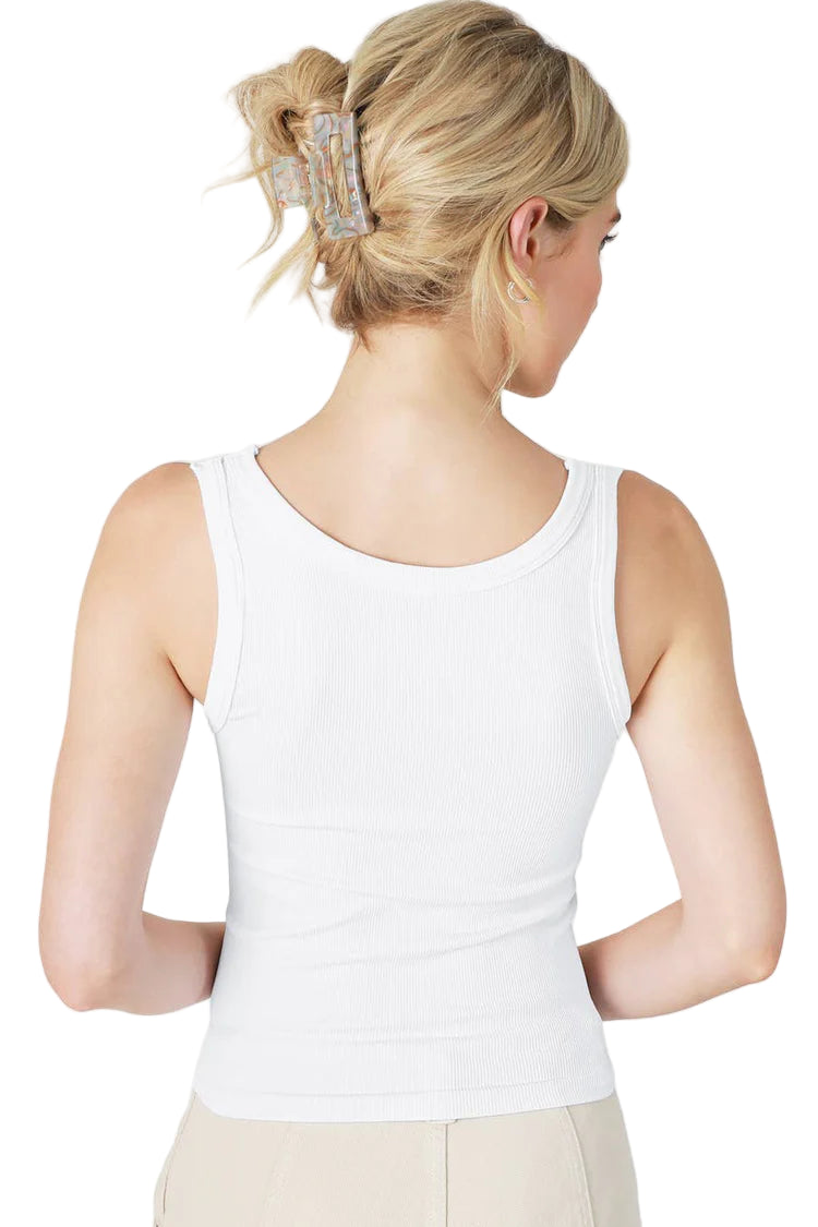 Nikibiki Women's Reversible Ribbed Tank Top