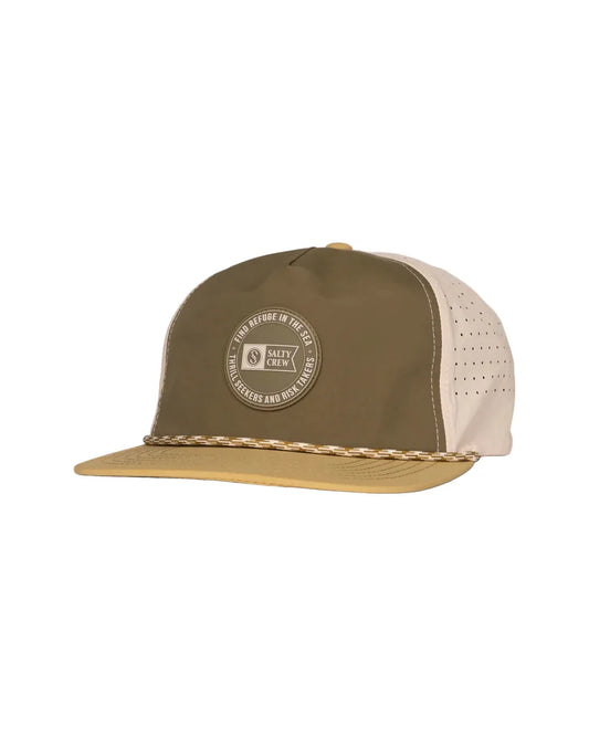 Salty Crew 308 1Sz / Olive/Gold Salty Crew Topshot Snapback Olive/Gold