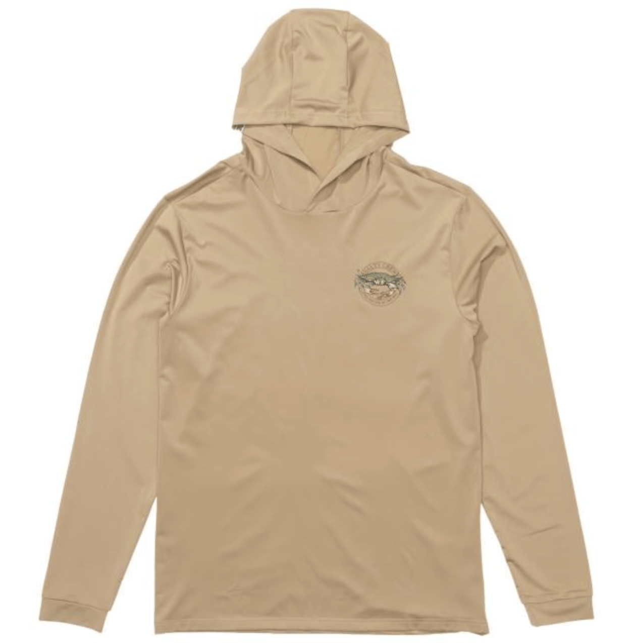 Salty Crew 503 Salty Crew Men's Jimmy Hooded Sunshirt Khaki