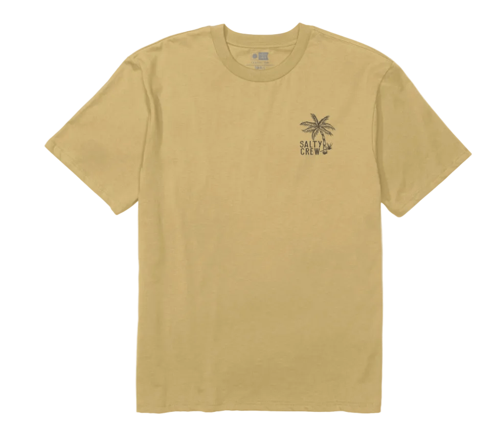 Salty Crew Men's Tees Salty Crew Men's Day Off Classic SS Tee Mineral Yellow