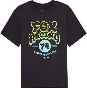 Fox Women's Racewear Short Sleeve Tee Black - Brekken's