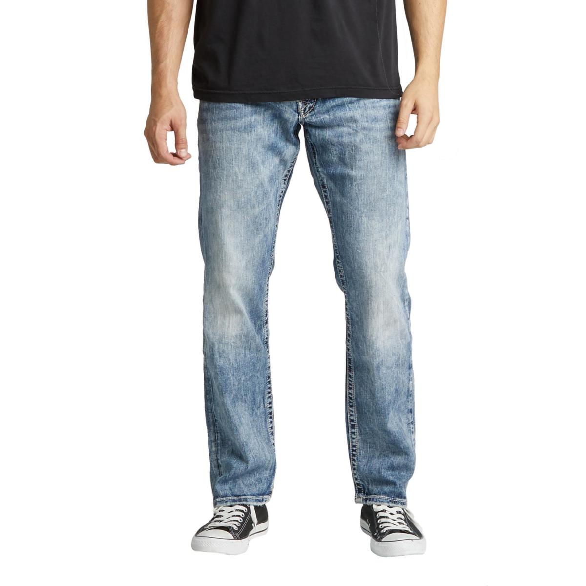 Silver Men’s Eddie Relaxed Fit Tapered Leg Jeans M42995SMC230 - Brekken's