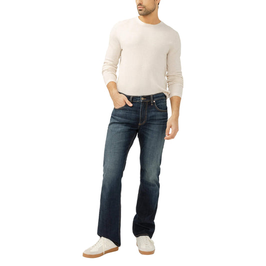 Silver Men’s Apparel > Denim Silver Men's Jace Slim Fit Bootcut Leg M12610LDS463 Bron