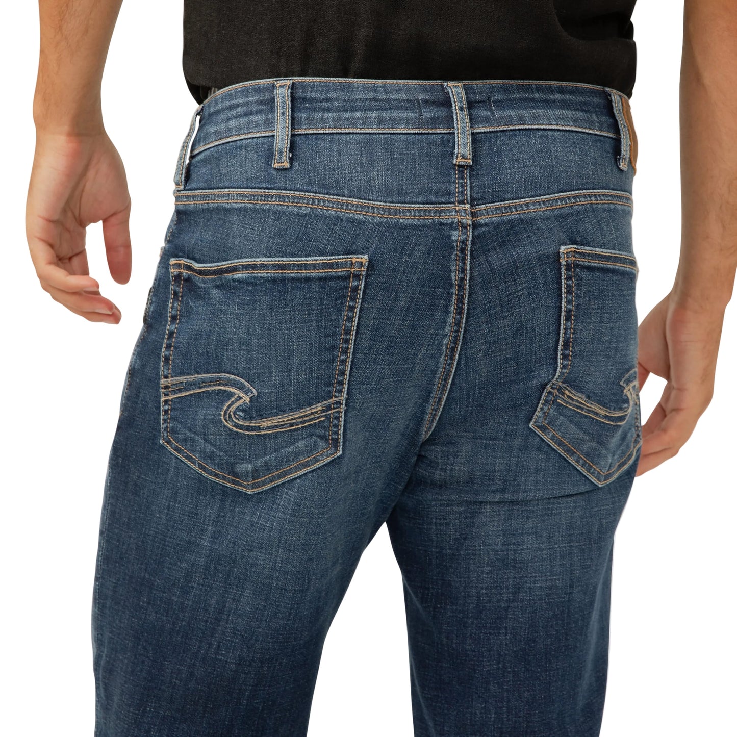 Silver Men’s Apparel > Denim Silver Men's Jeans Grayson Classic Fit Straight Leg Indigo