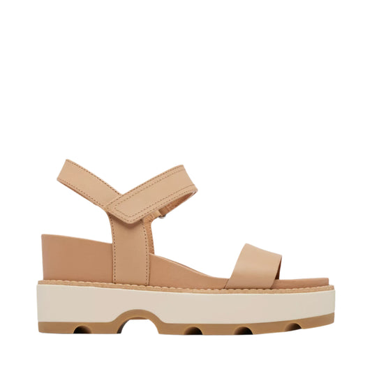 Sorel Women's Joanie™ IV Y Strap Wedge Sandal Honest Beige, Bleached Ceramic - Brekken's