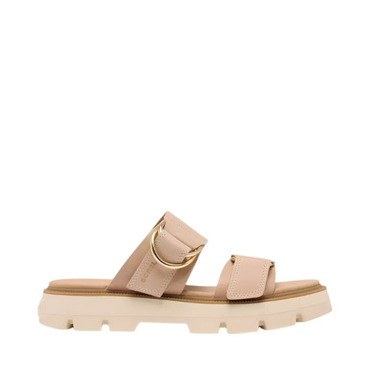 Sorel Women's Rein CB™ Slide Sandal Honest Beige, Bleached Ceramic - Brekken's