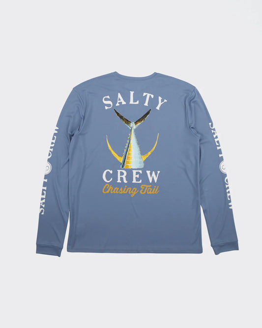 Salty Crew Men's Tailed Long Sleeve Sunshirt Marine Blue