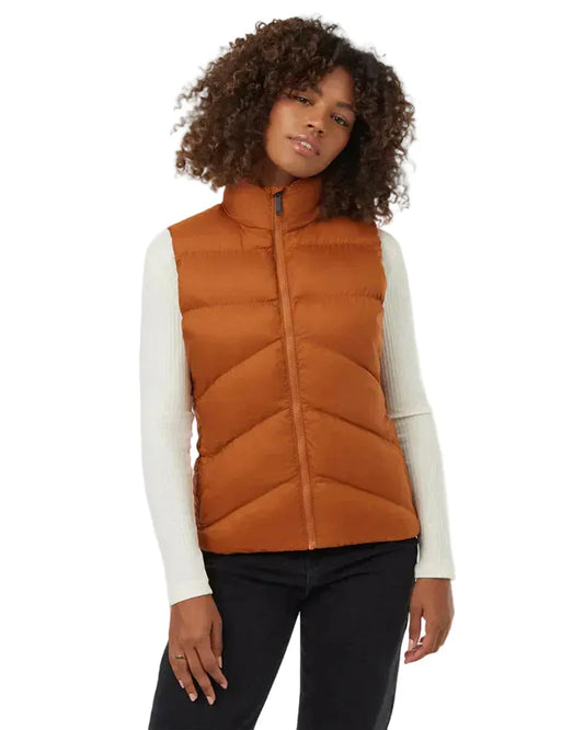 Tentree 152 Tentree Women's Cloud Shell Puffer Vest Toffee