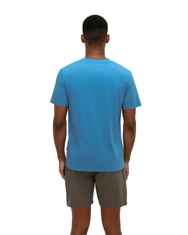 Tentree 505 Tentree Men’s Baker T-Shirt Blue Lagoon Heather