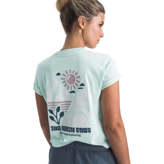 The North Face 181 The North Face Women's Sun Regular Short-Sleeve Cutie Tee—Graphic Opal Frost