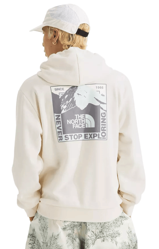 The North Face 504 The North Face Men's Mountain Scape Regular Hoodie White Dune