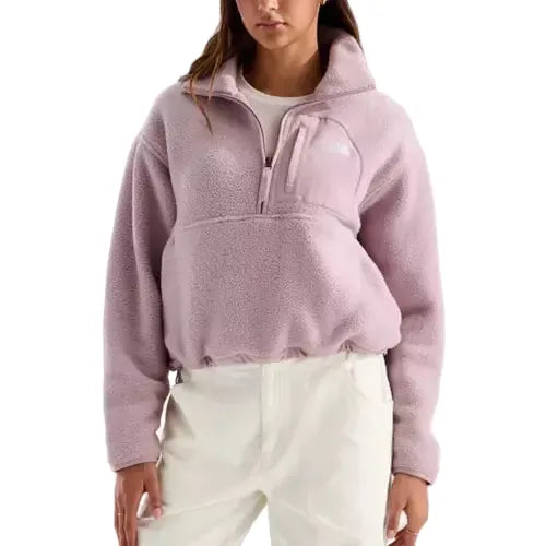 The North Face Women's Apparel > Fleece & Midlayers The North Face Women's Yumiori Off Peak ½ Zip Jacket Metal Pink
