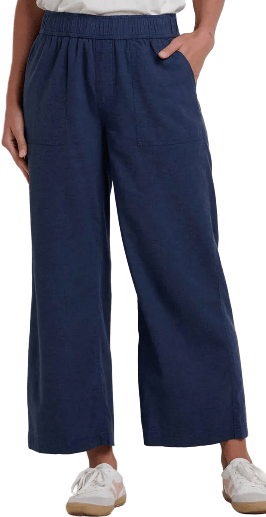 Toad 184 Toad W's Taj Hemp Wide Leg Pant True Navy