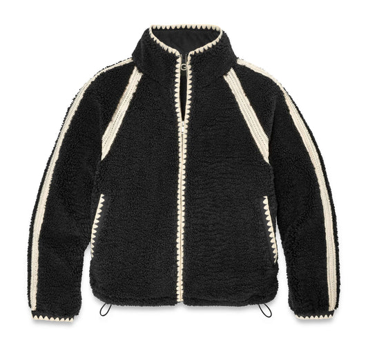 UGG Women’s Apparel > Tops UGG Women's Nikia Crochet Uggfluff Jacket Black