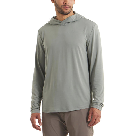 UNRL 504 UNRL Men's Ultra Hooded Long Sleeve Eucalyptus